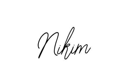 Nikim stylish signature style. Best Handwritten Sign (Bearetta-2O07w) for my name. Handwritten Signature Collection Ideas for my name Nikim. Nikim signature style 12 images and pictures png