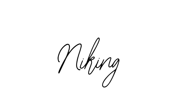It looks lik you need a new signature style for name Niking. Design unique handwritten (Bearetta-2O07w) signature with our free signature maker in just a few clicks. Niking signature style 12 images and pictures png