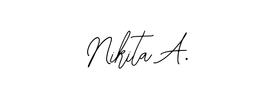 Once you've used our free online signature maker to create your best signature Bearetta-2O07w style, it's time to enjoy all of the benefits that Nikita A. name signing documents. Nikita A. signature style 12 images and pictures png