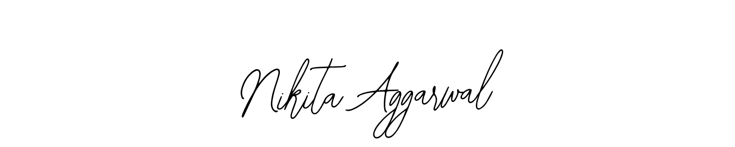 This is the best signature style for the Nikita Aggarwal name. Also you like these signature font (Bearetta-2O07w). Mix name signature. Nikita Aggarwal signature style 12 images and pictures png