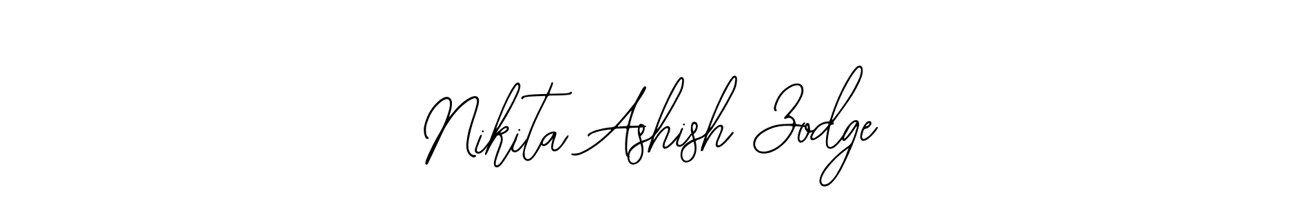 Also You can easily find your signature by using the search form. We will create Nikita Ashish Zodge name handwritten signature images for you free of cost using Bearetta-2O07w sign style. Nikita Ashish Zodge signature style 12 images and pictures png