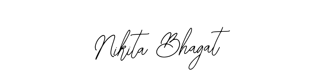 if you are searching for the best signature style for your name Nikita Bhagat. so please give up your signature search. here we have designed multiple signature styles  using Bearetta-2O07w. Nikita Bhagat signature style 12 images and pictures png