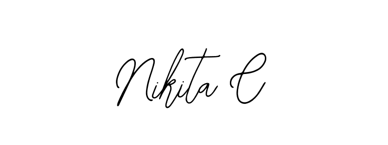 Design your own signature with our free online signature maker. With this signature software, you can create a handwritten (Bearetta-2O07w) signature for name Nikita C. Nikita C signature style 12 images and pictures png