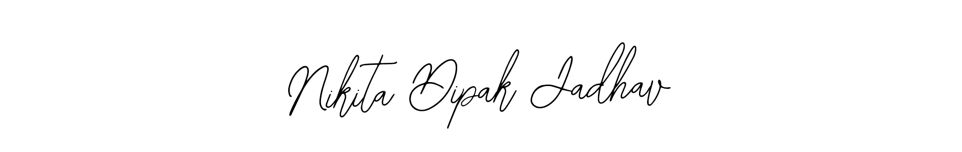 Similarly Bearetta-2O07w is the best handwritten signature design. Signature creator online .You can use it as an online autograph creator for name Nikita Dipak Jadhav. Nikita Dipak Jadhav signature style 12 images and pictures png