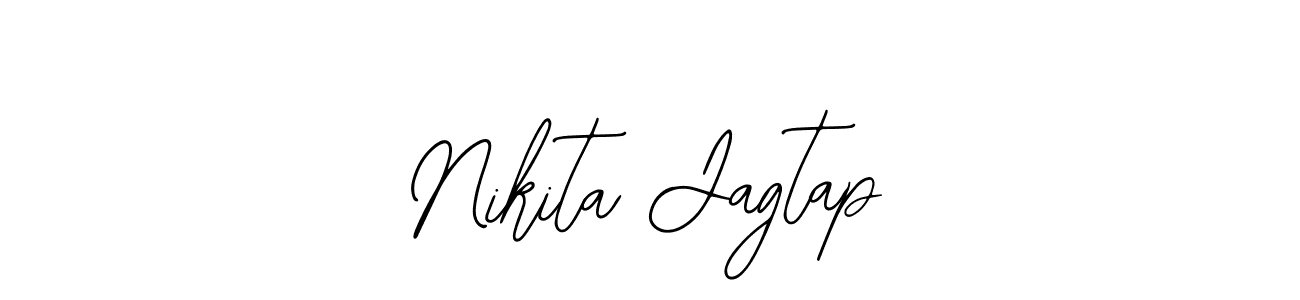 You should practise on your own different ways (Bearetta-2O07w) to write your name (Nikita Jagtap) in signature. don't let someone else do it for you. Nikita Jagtap signature style 12 images and pictures png