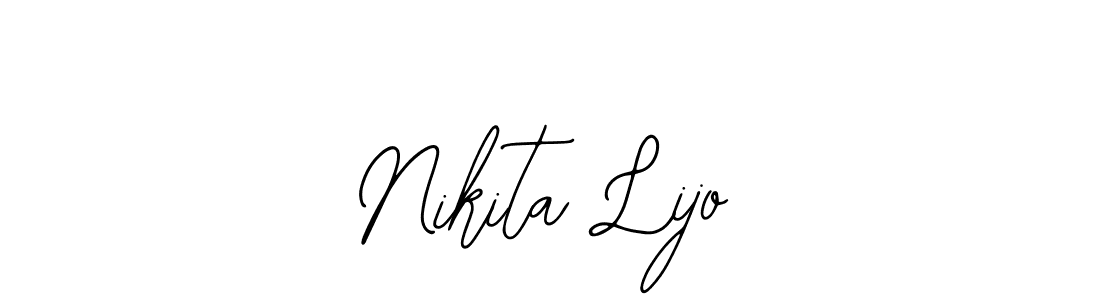 The best way (Bearetta-2O07w) to make a short signature is to pick only two or three words in your name. The name Nikita Lijo include a total of six letters. For converting this name. Nikita Lijo signature style 12 images and pictures png