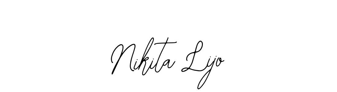 The best way (Bearetta-2O07w) to make a short signature is to pick only two or three words in your name. The name Nikita Lijo include a total of six letters. For converting this name. Nikita Lijo signature style 12 images and pictures png