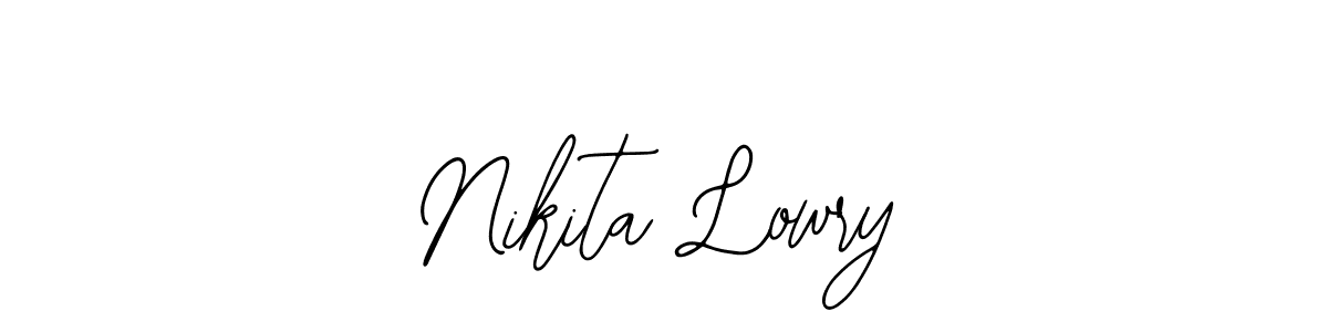 The best way (Bearetta-2O07w) to make a short signature is to pick only two or three words in your name. The name Nikita Lowry include a total of six letters. For converting this name. Nikita Lowry signature style 12 images and pictures png