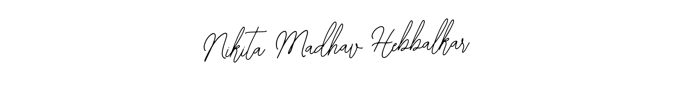 Make a beautiful signature design for name Nikita Madhav Hebbalkar. Use this online signature maker to create a handwritten signature for free. Nikita Madhav Hebbalkar signature style 12 images and pictures png
