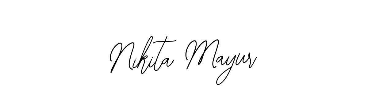 Use a signature maker to create a handwritten signature online. With this signature software, you can design (Bearetta-2O07w) your own signature for name Nikita Mayur. Nikita Mayur signature style 12 images and pictures png