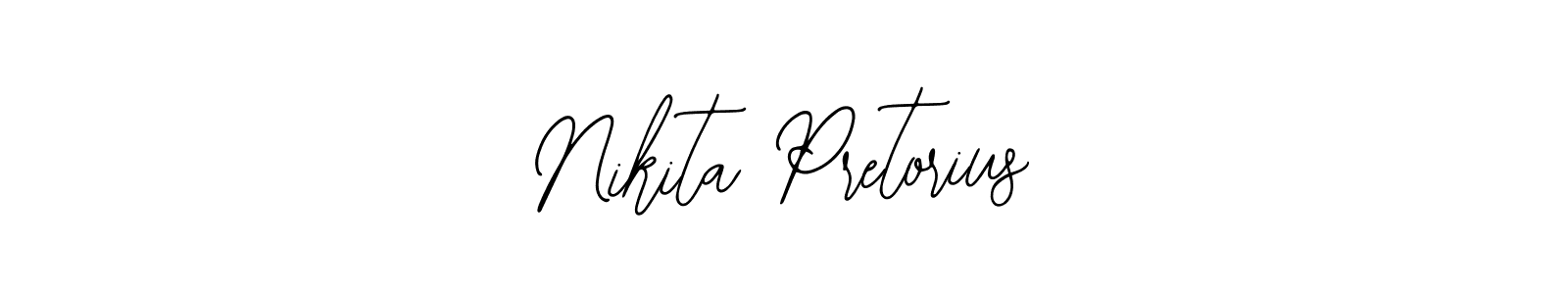 Also You can easily find your signature by using the search form. We will create Nikita Pretorius name handwritten signature images for you free of cost using Bearetta-2O07w sign style. Nikita Pretorius signature style 12 images and pictures png