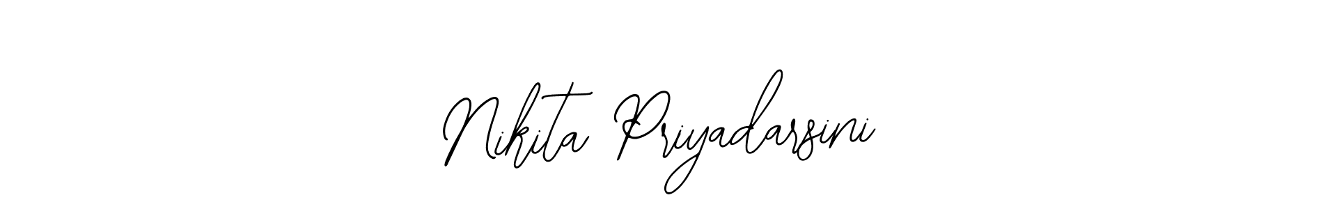 How to make Nikita Priyadarsini name signature. Use Bearetta-2O07w style for creating short signs online. This is the latest handwritten sign. Nikita Priyadarsini signature style 12 images and pictures png