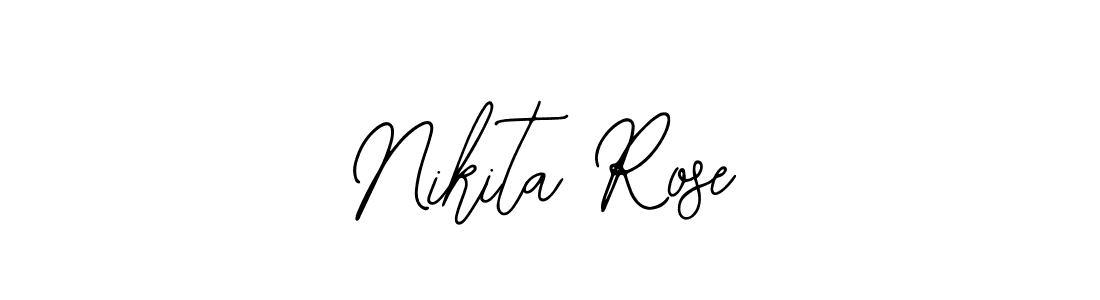Make a beautiful signature design for name Nikita Rose. With this signature (Bearetta-2O07w) style, you can create a handwritten signature for free. Nikita Rose signature style 12 images and pictures png