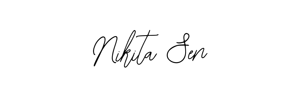 if you are searching for the best signature style for your name Nikita Sen. so please give up your signature search. here we have designed multiple signature styles  using Bearetta-2O07w. Nikita Sen signature style 12 images and pictures png