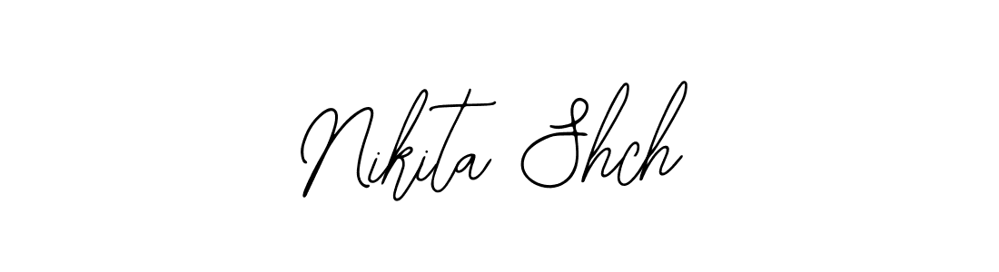 The best way (Bearetta-2O07w) to make a short signature is to pick only two or three words in your name. The name Nikita Shch include a total of six letters. For converting this name. Nikita Shch signature style 12 images and pictures png