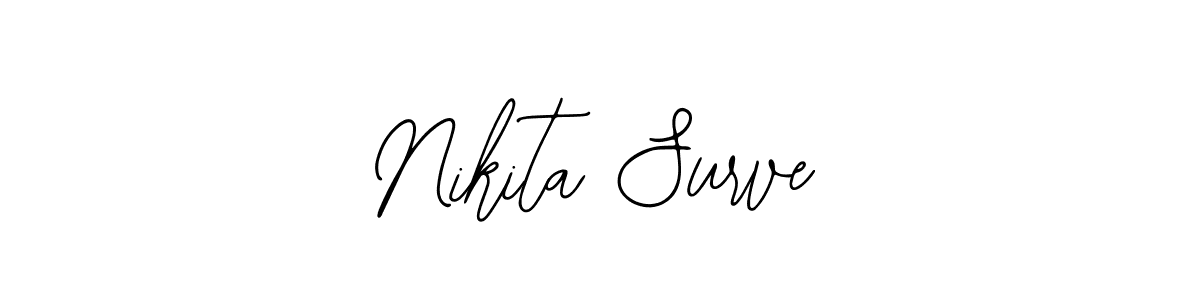 Similarly Bearetta-2O07w is the best handwritten signature design. Signature creator online .You can use it as an online autograph creator for name Nikita Surve. Nikita Surve signature style 12 images and pictures png