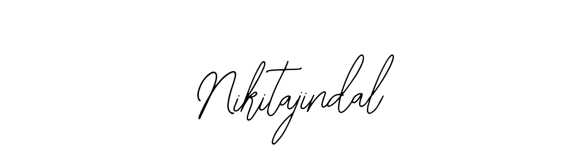 Bearetta-2O07w is a professional signature style that is perfect for those who want to add a touch of class to their signature. It is also a great choice for those who want to make their signature more unique. Get Nikitajindal name to fancy signature for free. Nikitajindal signature style 12 images and pictures png