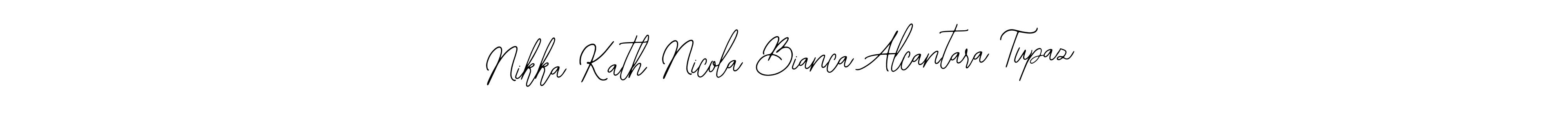 Make a beautiful signature design for name Nikka Kath Nicola Bianca Alcantara Tupaz. Use this online signature maker to create a handwritten signature for free. Nikka Kath Nicola Bianca Alcantara Tupaz signature style 12 images and pictures png