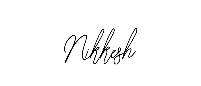 You should practise on your own different ways (Bearetta-2O07w) to write your name (Nikkesh) in signature. don't let someone else do it for you. Nikkesh signature style 12 images and pictures png