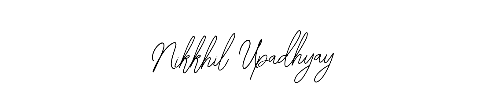Design your own signature with our free online signature maker. With this signature software, you can create a handwritten (Bearetta-2O07w) signature for name Nikkhil Upadhyay. Nikkhil Upadhyay signature style 12 images and pictures png