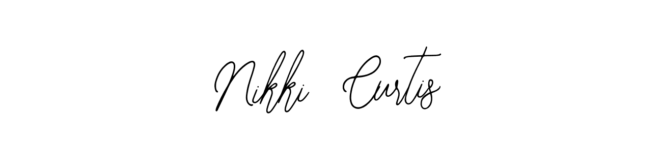 Also You can easily find your signature by using the search form. We will create Nikki  Curtis name handwritten signature images for you free of cost using Bearetta-2O07w sign style. Nikki  Curtis signature style 12 images and pictures png