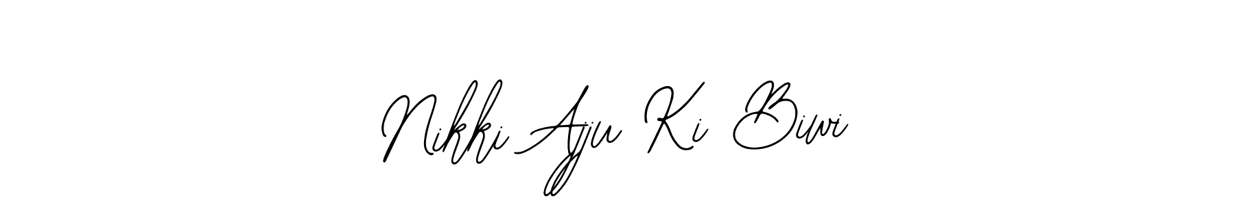 Check out images of Autograph of Nikki Ajju Ki Biwi name. Actor Nikki Ajju Ki Biwi Signature Style. Bearetta-2O07w is a professional sign style online. Nikki Ajju Ki Biwi signature style 12 images and pictures png