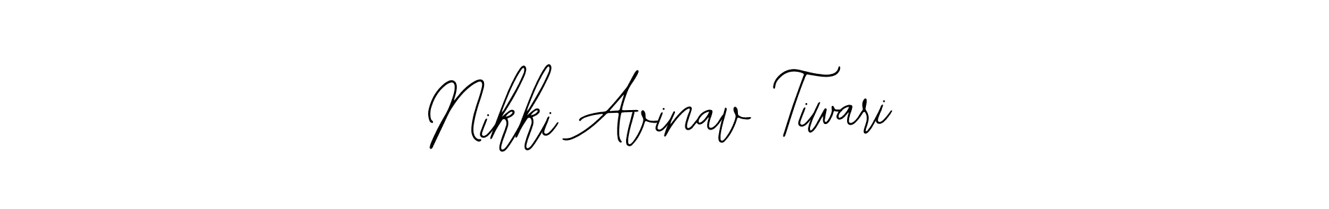 Use a signature maker to create a handwritten signature online. With this signature software, you can design (Bearetta-2O07w) your own signature for name Nikki Avinav Tiwari. Nikki Avinav Tiwari signature style 12 images and pictures png