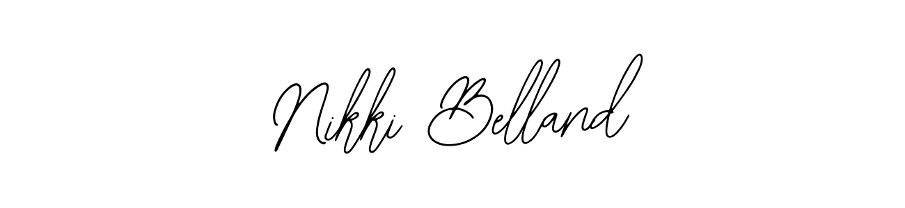Similarly Bearetta-2O07w is the best handwritten signature design. Signature creator online .You can use it as an online autograph creator for name Nikki Belland. Nikki Belland signature style 12 images and pictures png