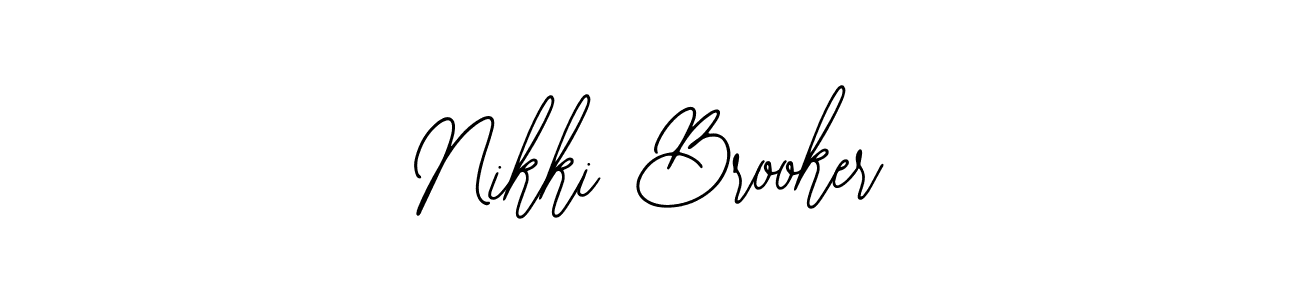 This is the best signature style for the Nikki Brooker name. Also you like these signature font (Bearetta-2O07w). Mix name signature. Nikki Brooker signature style 12 images and pictures png