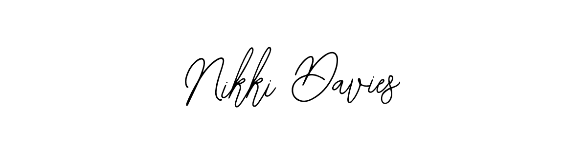 The best way (Bearetta-2O07w) to make a short signature is to pick only two or three words in your name. The name Nikki Davies include a total of six letters. For converting this name. Nikki Davies signature style 12 images and pictures png