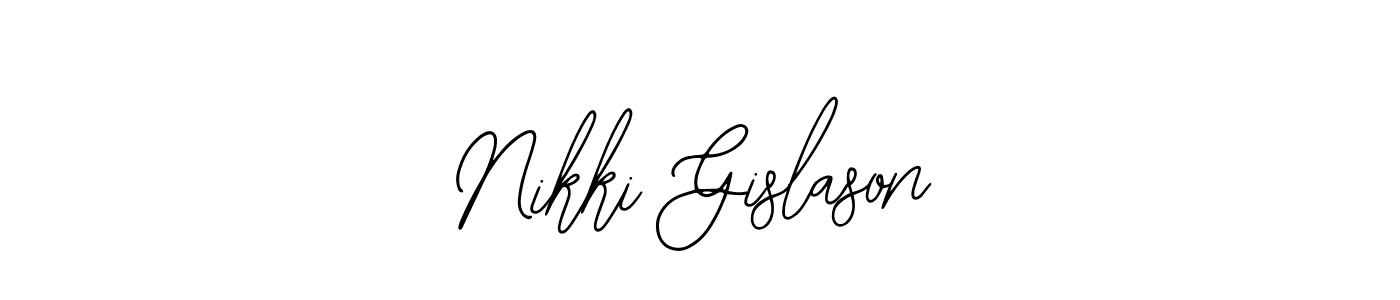 Design your own signature with our free online signature maker. With this signature software, you can create a handwritten (Bearetta-2O07w) signature for name Nikki Gislason. Nikki Gislason signature style 12 images and pictures png