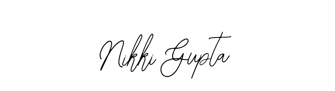 How to make Nikki Gupta signature? Bearetta-2O07w is a professional autograph style. Create handwritten signature for Nikki Gupta name. Nikki Gupta signature style 12 images and pictures png