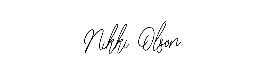 if you are searching for the best signature style for your name Nikki Olson. so please give up your signature search. here we have designed multiple signature styles  using Bearetta-2O07w. Nikki Olson signature style 12 images and pictures png