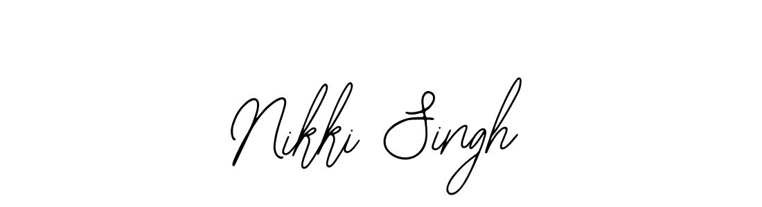 You should practise on your own different ways (Bearetta-2O07w) to write your name (Nikki Singh) in signature. don't let someone else do it for you. Nikki Singh signature style 12 images and pictures png