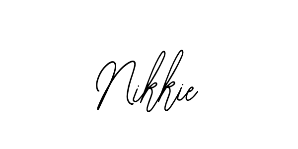 Also You can easily find your signature by using the search form. We will create Nikkie name handwritten signature images for you free of cost using Bearetta-2O07w sign style. Nikkie signature style 12 images and pictures png