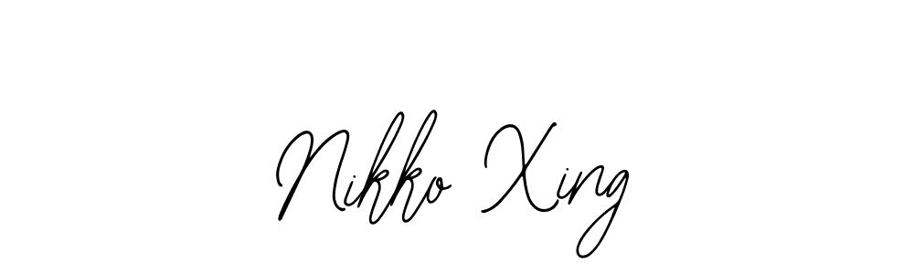 Make a beautiful signature design for name Nikko Xing. With this signature (Bearetta-2O07w) style, you can create a handwritten signature for free. Nikko Xing signature style 12 images and pictures png