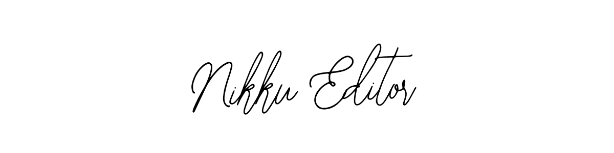 Use a signature maker to create a handwritten signature online. With this signature software, you can design (Bearetta-2O07w) your own signature for name Nikku Editor. Nikku Editor signature style 12 images and pictures png