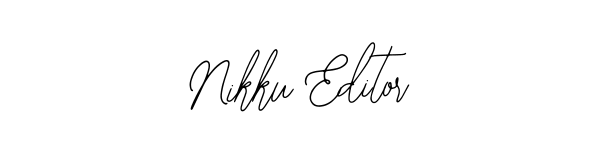 Use a signature maker to create a handwritten signature online. With this signature software, you can design (Bearetta-2O07w) your own signature for name Nikku Editor. Nikku Editor signature style 12 images and pictures png