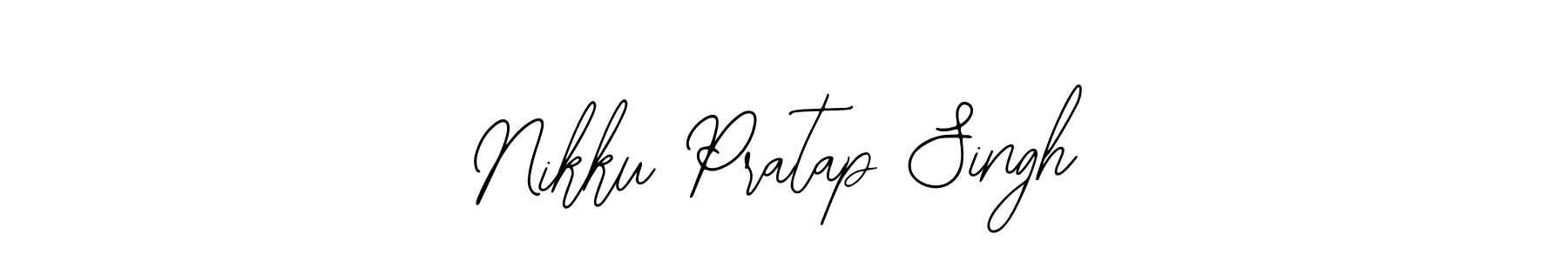 The best way (Bearetta-2O07w) to make a short signature is to pick only two or three words in your name. The name Nikku Pratap Singh include a total of six letters. For converting this name. Nikku Pratap Singh signature style 12 images and pictures png