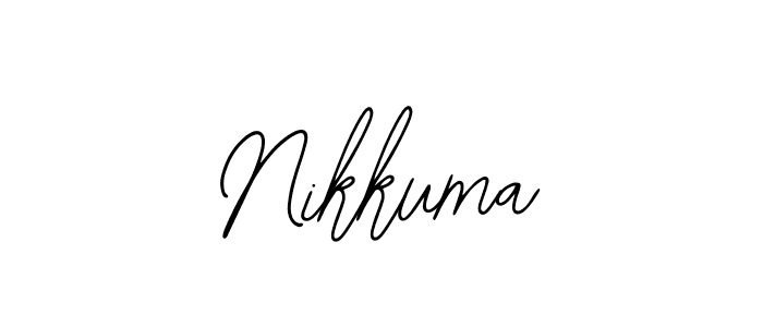 if you are searching for the best signature style for your name Nikkuma. so please give up your signature search. here we have designed multiple signature styles  using Bearetta-2O07w. Nikkuma signature style 12 images and pictures png