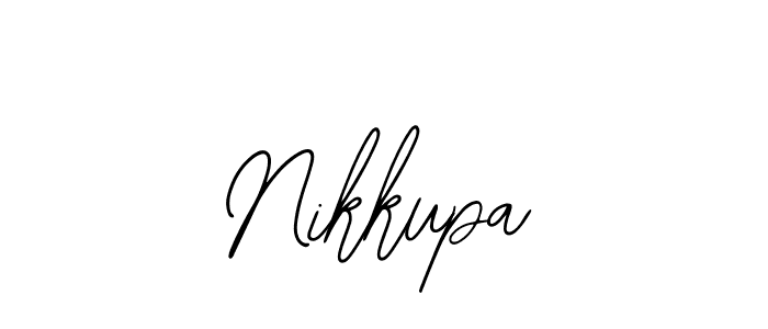 Design your own signature with our free online signature maker. With this signature software, you can create a handwritten (Bearetta-2O07w) signature for name Nikkupa. Nikkupa signature style 12 images and pictures png