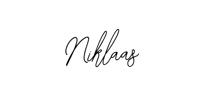 Design your own signature with our free online signature maker. With this signature software, you can create a handwritten (Bearetta-2O07w) signature for name Niklaas. Niklaas signature style 12 images and pictures png