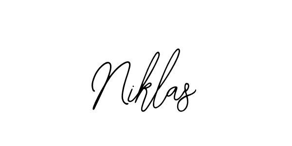 Design your own signature with our free online signature maker. With this signature software, you can create a handwritten (Bearetta-2O07w) signature for name Niklas. Niklas signature style 12 images and pictures png