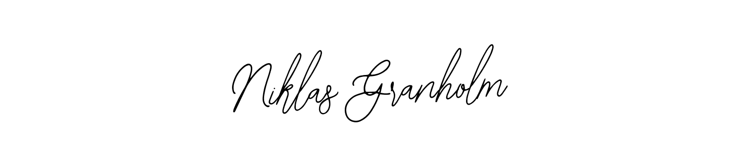 You should practise on your own different ways (Bearetta-2O07w) to write your name (Niklas Granholm) in signature. don't let someone else do it for you. Niklas Granholm signature style 12 images and pictures png