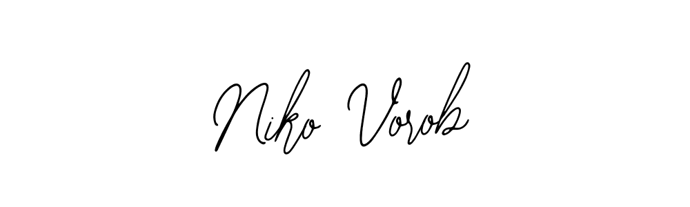 How to make Niko Vorob signature? Bearetta-2O07w is a professional autograph style. Create handwritten signature for Niko Vorob name. Niko Vorob signature style 12 images and pictures png