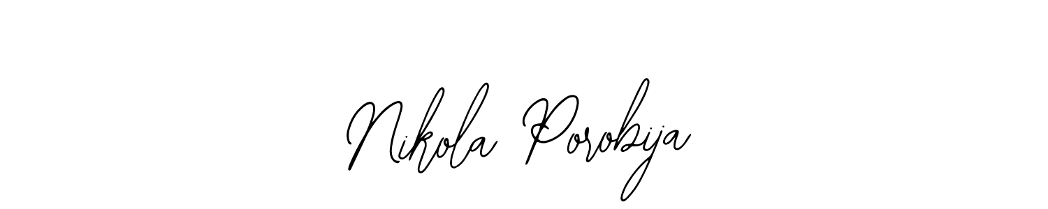 Here are the top 10 professional signature styles for the name Nikola Porobija. These are the best autograph styles you can use for your name. Nikola Porobija signature style 12 images and pictures png