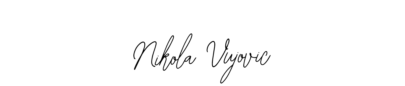 Design your own signature with our free online signature maker. With this signature software, you can create a handwritten (Bearetta-2O07w) signature for name Nikola Vujovic. Nikola Vujovic signature style 12 images and pictures png