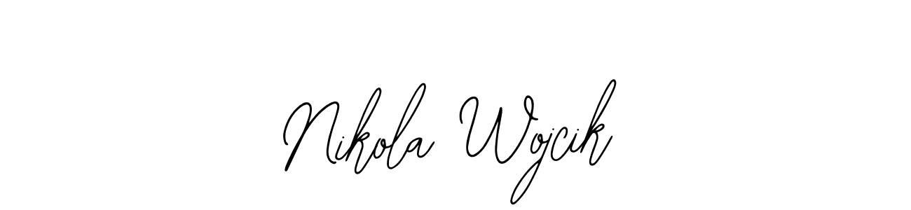 Similarly Bearetta-2O07w is the best handwritten signature design. Signature creator online .You can use it as an online autograph creator for name Nikola Wojcik. Nikola Wojcik signature style 12 images and pictures png