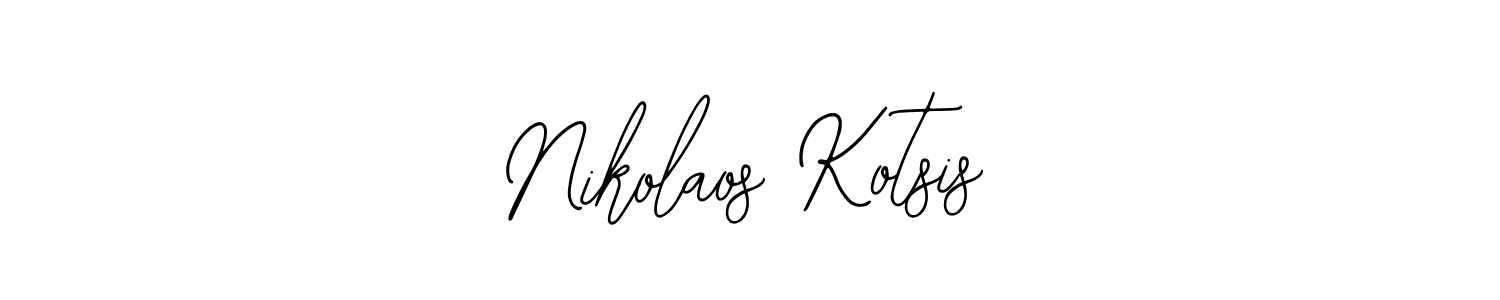 Make a beautiful signature design for name Nikolaos Kotsis. With this signature (Bearetta-2O07w) style, you can create a handwritten signature for free. Nikolaos Kotsis signature style 12 images and pictures png