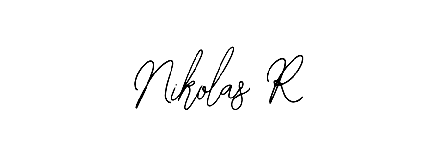 Nikolas R stylish signature style. Best Handwritten Sign (Bearetta-2O07w) for my name. Handwritten Signature Collection Ideas for my name Nikolas R. Nikolas R signature style 12 images and pictures png